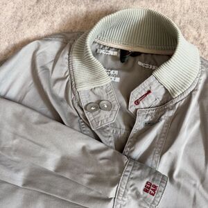 Paul Smith Red Ear gray lightweight jacket Men’s S button front utility bomber